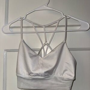 Alo Yoga Lavish Sports Bra white size XS